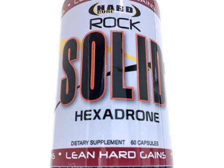 Rock Solid, Hexadrone, 60 Capsules, Hardcore Anabolics Online Sale