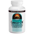 Ginkgo-24 Ginkgo Biloba Extract 60mg 120 tabs from Source Naturals Fashion