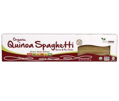 Quinoa Spaghetti, Organic, Gluten-Free Pasta, 8 oz, NOW Foods For Cheap