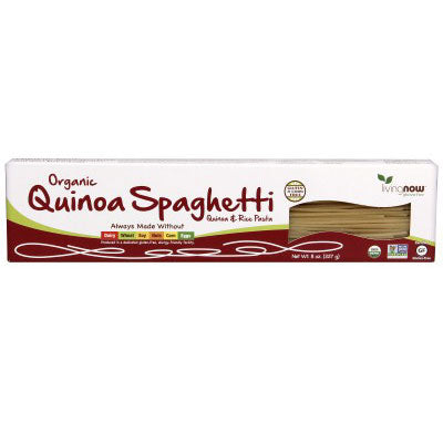 Quinoa Spaghetti, Organic, Gluten-Free Pasta, 8 oz, NOW Foods For Cheap