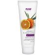 Vitamin C & Oryza Sativa Gentle Scrub, 4 oz, NOW Foods Discount