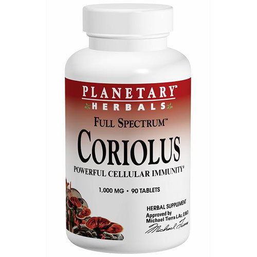 Planetary Ayurvedics Coriolus Full Spectrum, 30 Tablets, Planetary Herbals Sale