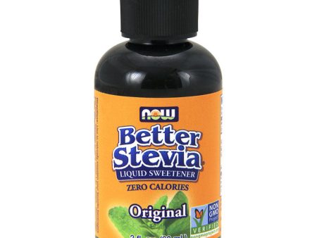 Better Stevia Liquid Sweetener - Original, 2 oz, NOW Foods For Sale