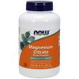 Magnesium Citrate Powder Vegetarian 8 oz, NOW Foods For Discount