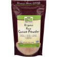 Organic Cacao Powder, Raw, Sun Dried, 12 oz, NOW Foods Supply