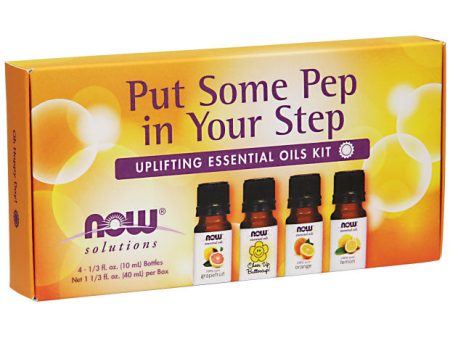 Essential Oil Kit - Put Some Pep in Your Step, NOW Foods Sale