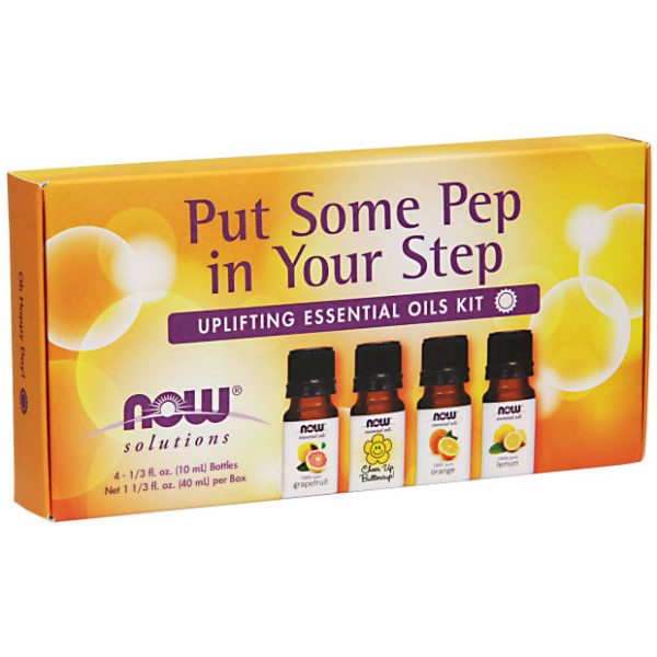 Essential Oil Kit - Put Some Pep in Your Step, NOW Foods Sale