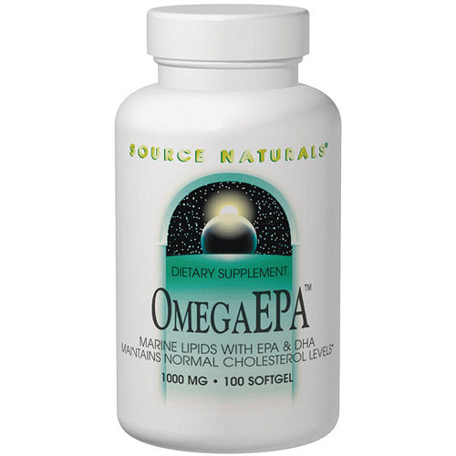 Omega EPA Fish Oil 1000 mg, 200 Softgels, Source Naturals Hot on Sale