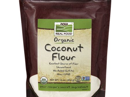 Coconut Flour, Organic, 16 oz, NOW Foods Online now