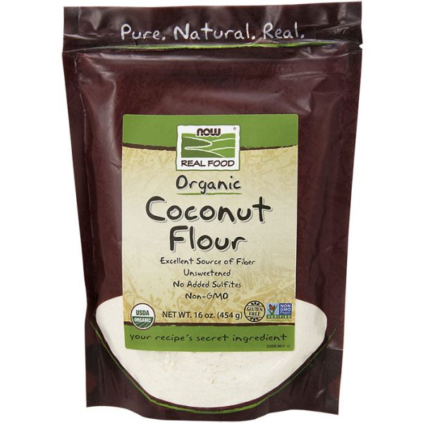 Coconut Flour, Organic, 16 oz, NOW Foods Online now