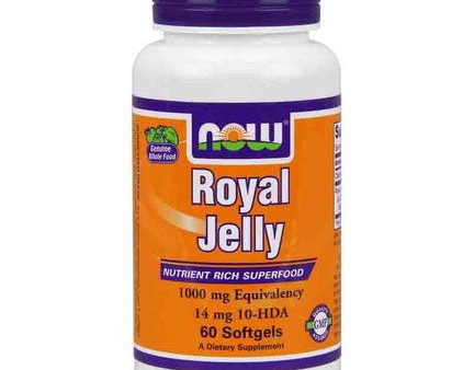 Royal Jelly 1000mg 60 Gels, NOW Foods Sale