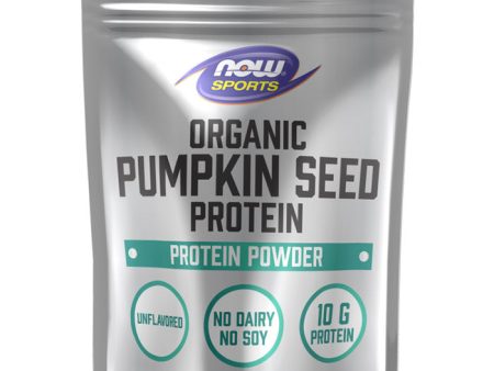 Organic Pumpkin Seed Protein Powder, Unflavored, 1 lb (454 g), NOW Foods Online Hot Sale