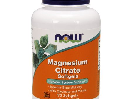 Magnesium Citrate, 90 Softgels, NOW Foods Online now