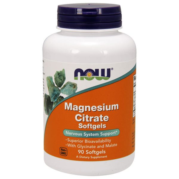 Magnesium Citrate, 90 Softgels, NOW Foods Online now