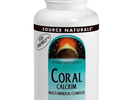 Coral Calcium Multi-Mineral Complex, Value Size, 240 Tablets, Source Naturals Supply