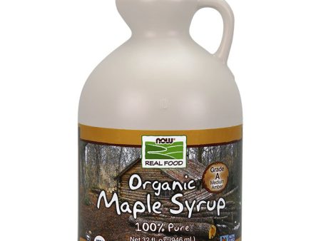 Organic Maple Syrup, Grade A Amber Color, 32 oz, NOW Foods Online