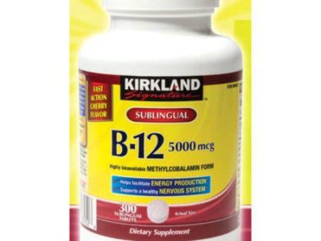 Kirkland Signature Sublingual Vitamin B-12 5000 mcg, 300 Tablets Online