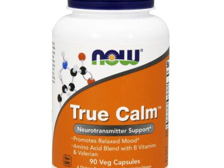 True Calm Amino Acid 90 Capsules, NOW Foods Discount