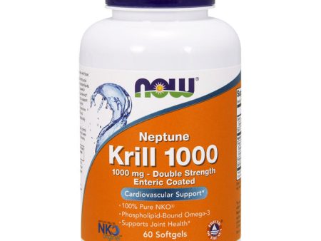 Neptune Krill 1000, Pure NKO, Value Size, 120 Softgels, NOW Foods Cheap