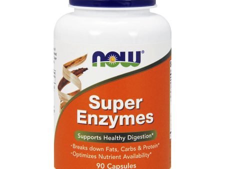 Super Enzymes Caps, 90 Capsules, NOW Foods Discount