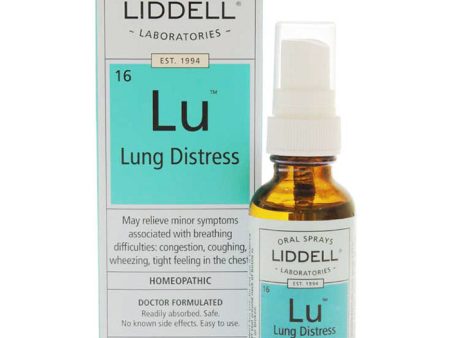 Lu Lung Distress Homeopathic Oral Spray, 1 oz, Liddell Laboratories Online Sale