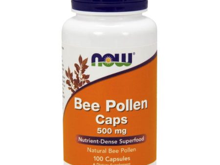 Bee Pollen 500mg 100 Caps, NOW Foods Supply