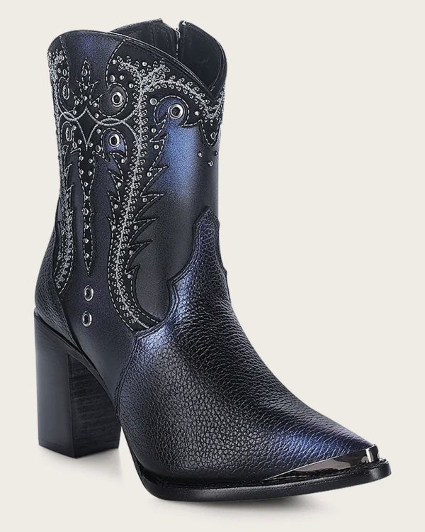 Ankle western black bootie For Discount