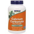 Calcium Carbonate Powder 12 oz, NOW Foods For Discount