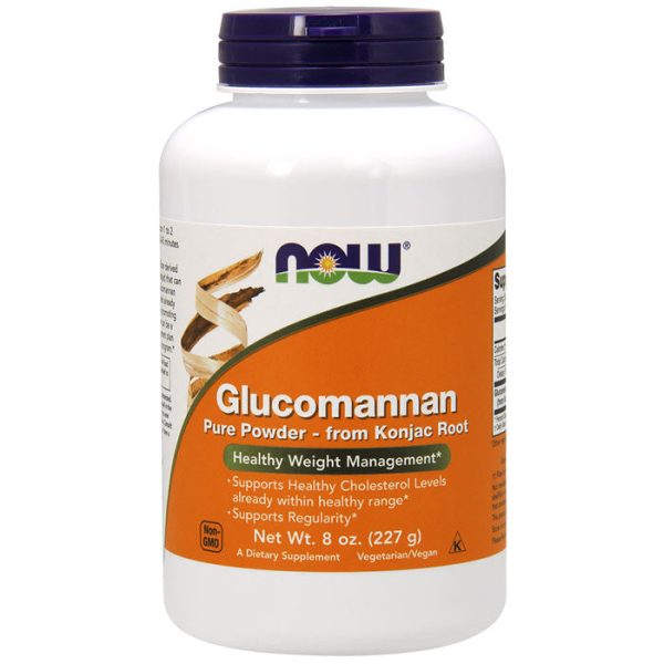 Glucomannan Powder Pure, Healthy Weight Management, 8 oz, NOW Foods Online Hot Sale