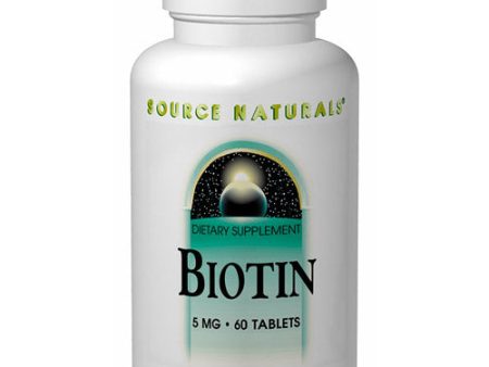 Biotin Vitamin 600mcg 200 tabs from Source Naturals For Discount