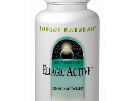 Ellagic Active, Raspberry Extract 300mg 40% Ellagitannins 30 tabs from Source Naturals Online Hot Sale