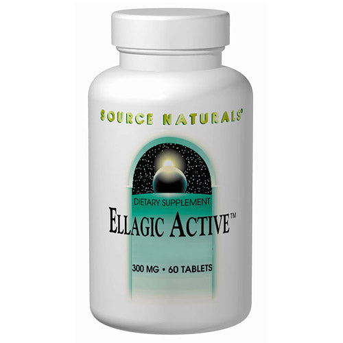 Ellagic Active, Raspberry Extract 300mg 40% Ellagitannins 30 tabs from Source Naturals Online Hot Sale