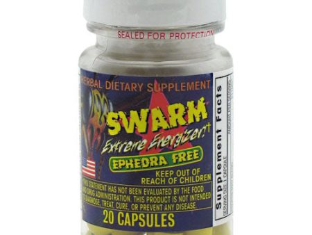 Yellow Swarm Extreme Energizer, 20 Capsules, NVE For Cheap