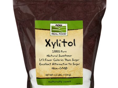 Xylitol Powder, Excellent Alternative to Sugar, 2.5 lb, NOW Foods Hot on Sale