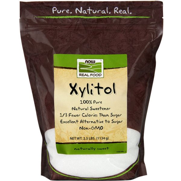 Xylitol Powder, Excellent Alternative to Sugar, 2.5 lb, NOW Foods Hot on Sale