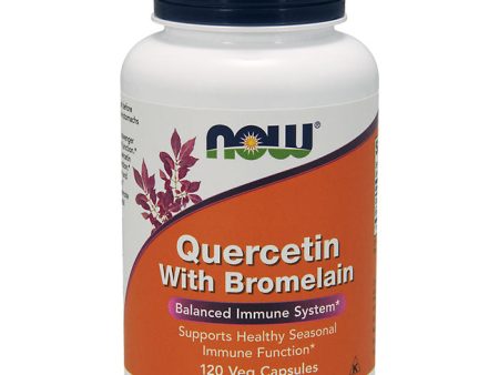 Quercetin with Bromelain, 120 Vegetarian Capsules, NOW Foods Cheap