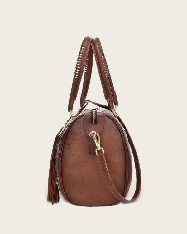 Brown bowling handbag Sale