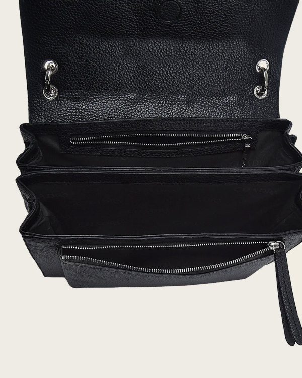 Black flap handbag Online