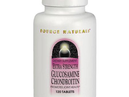 Glucosamine Chondroitin Extra Strength 600 750mg 120 tabs from Source Naturals Discount