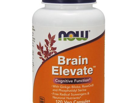 Brain Elevate 120 Vcaps, NOW Foods Online Sale