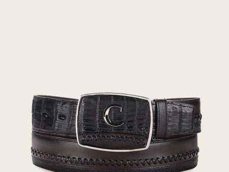 Black ultra exotic cowboy Belt Online Hot Sale