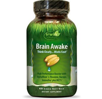 Brain Awake, Think Clearly, 60 Liquid Softgels, Irwin Naturals For Discount