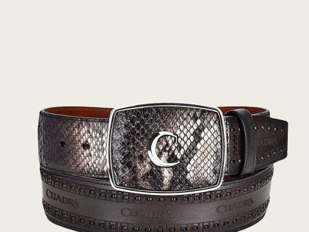 Black western python Belt Online Sale