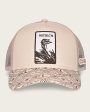 Bone ostrich patch cap Online Hot Sale