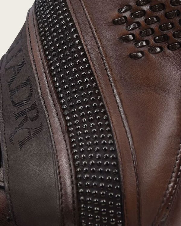 Ankle engraved honey bootie Online now