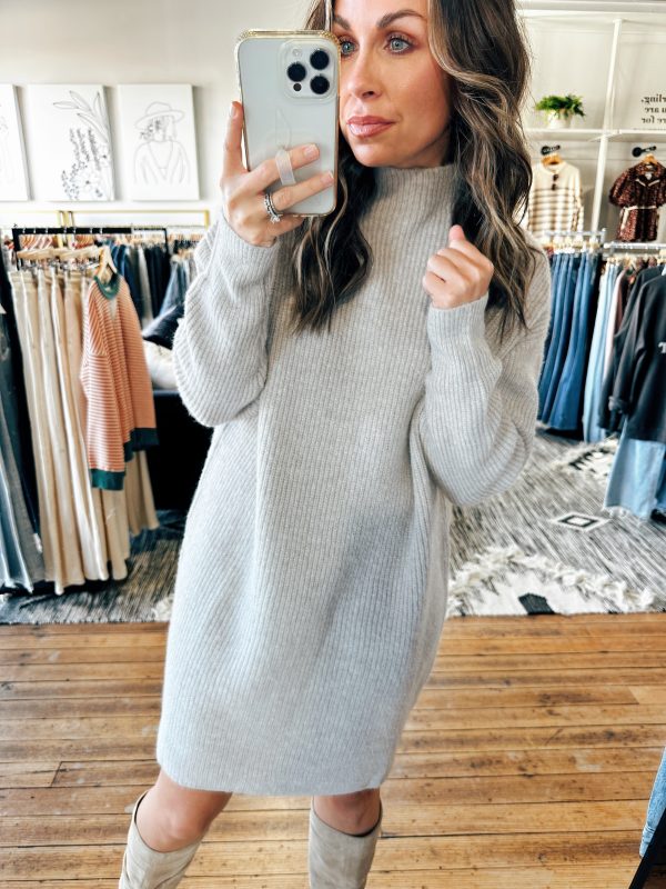 Mock Neck Sweater Dress Supply