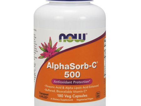 AlphaSorb-C 500 mg, Buffered Bioavailable Vitamin C, 180 Vcaps, NOW Foods Cheap