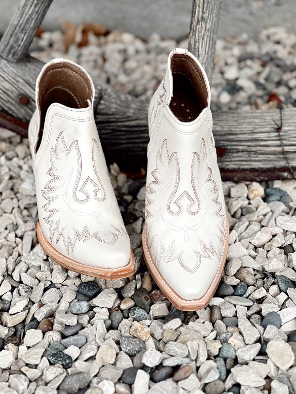 The Dixon Boot in Ivory Online Sale