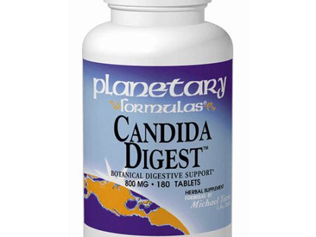 Candida Digest Herbal Formula 180 tabs, Planetary Herbals Discount