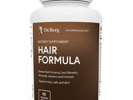 Hair Formula, 90 Vegetable Capsules, Dr. Berg Nutritionals Fashion